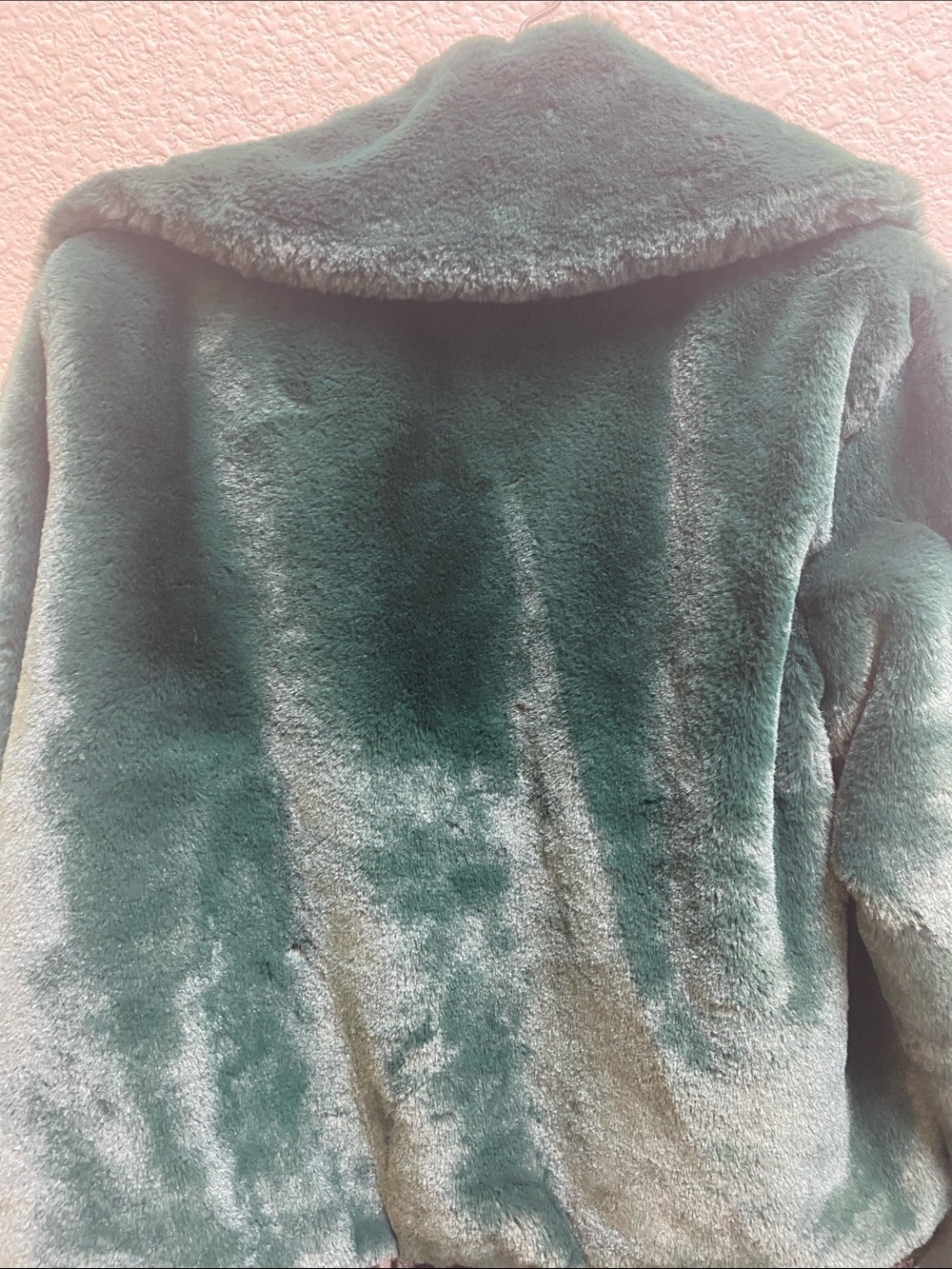 Maeve Emerald Green Faux Fur Zip-Up Jacket - Picture 7 of 7